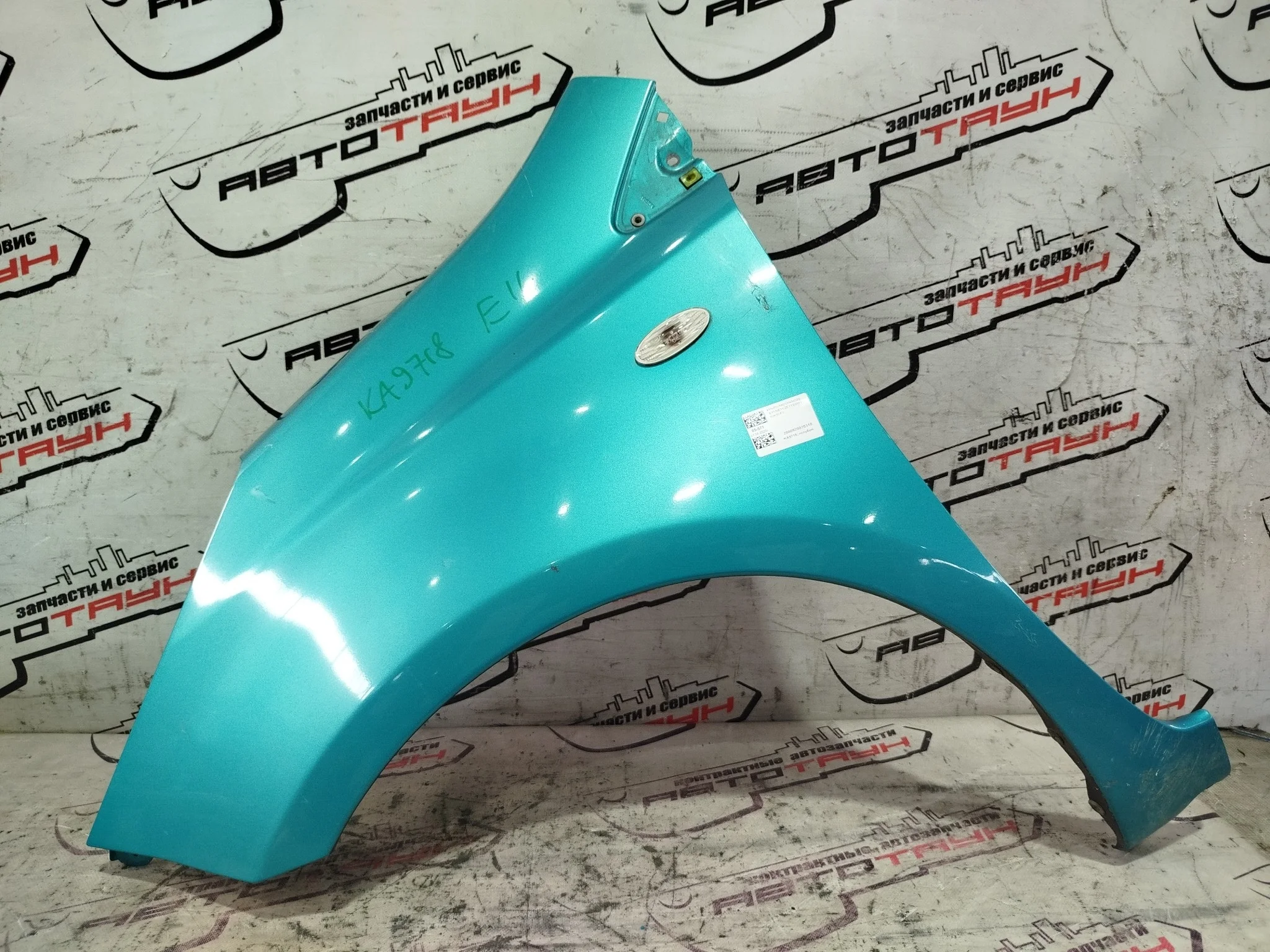 КРЫЛО NISSAN NOTE E11 NE11 ZE11 631011U630 ПЕРЕДНЕЕ ЛЕВОЕ голубой, FAC KA9718