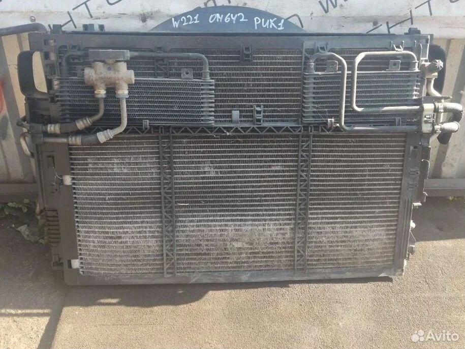 Кассета радиаторов mercedes w221 om642