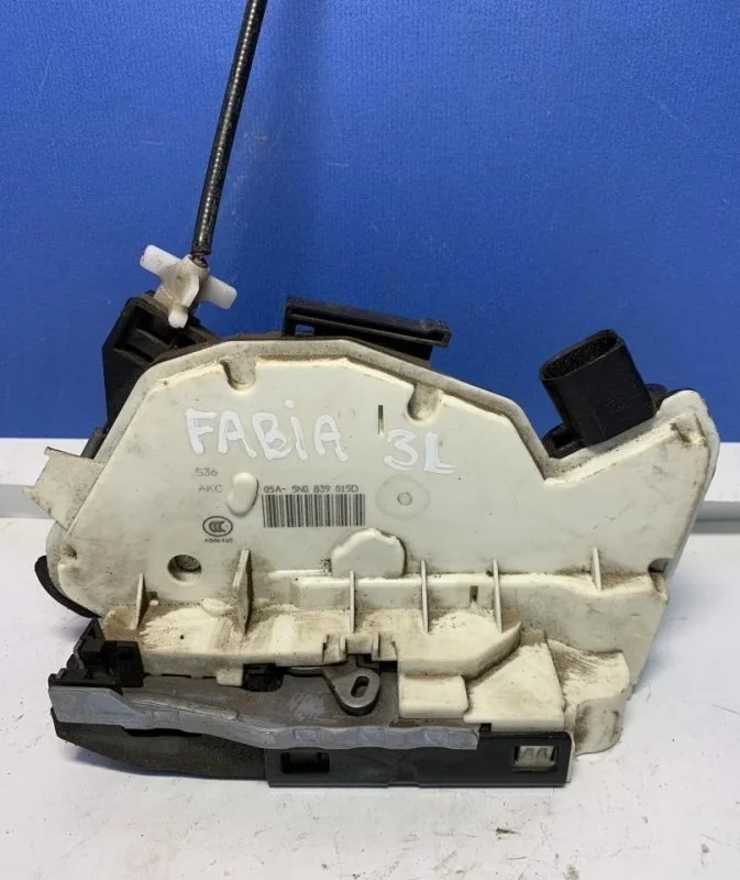 Замок двери Skoda Fabia Ii 2006 - 2014 5N0839015D, задний левый