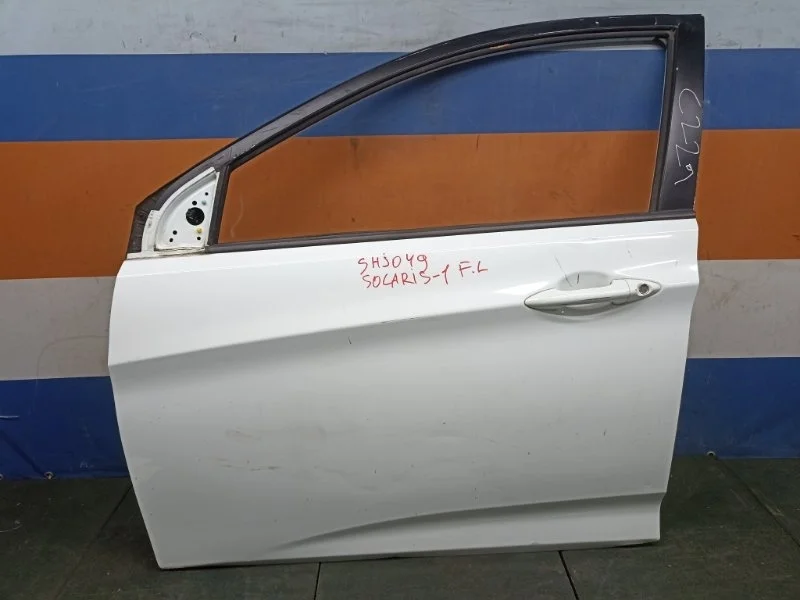 Дверь Hyundai Solaris 1 2014 760034L000 RB 1.6 G4FC, передняя левая