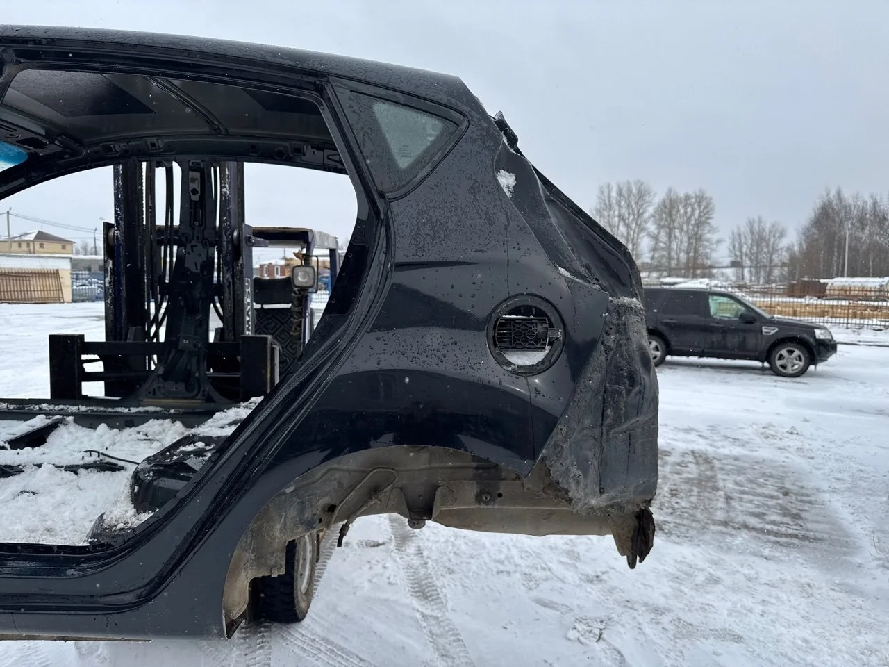 Крыло Ford Fiesta 2008 1553690 ХЕТЧБЕК 1.4 SPJA, заднее левое