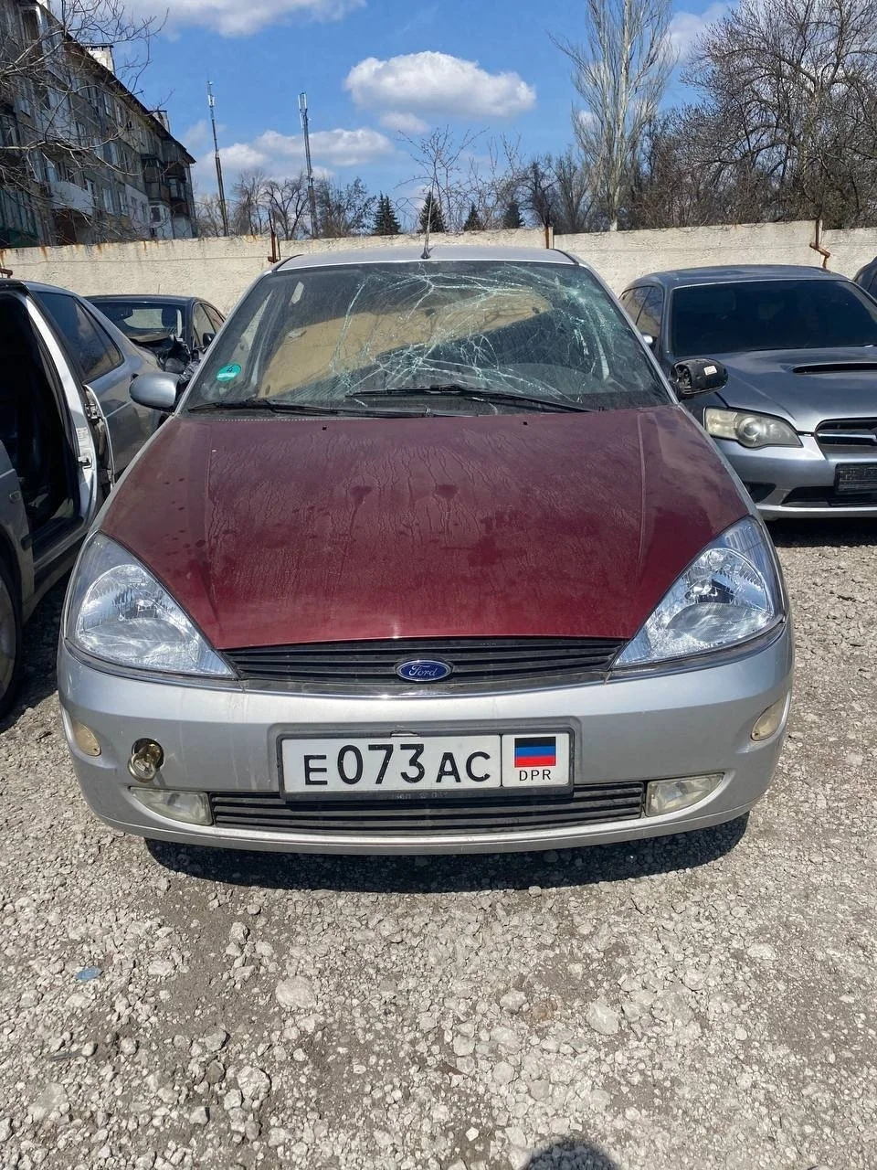 Бампер передний Ford Focus I (DAW) 1998-2004 1.8 (115Hp) (EYDC) FWD MT