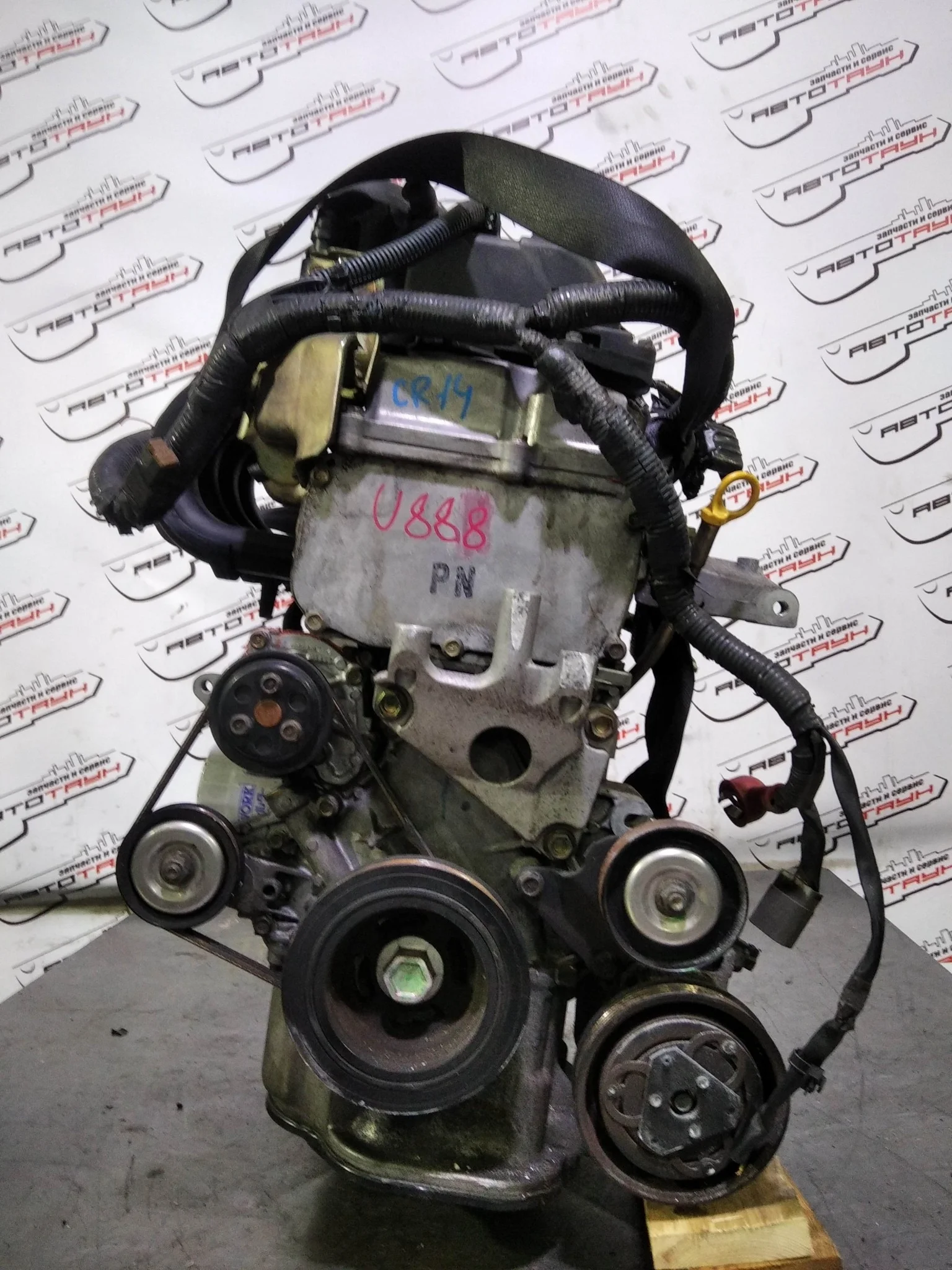 Двигатель NISSAN CR14-DE CUBE CUBE CUBIC MARCH MICRA NOTE BGZ11 BK12 BZ11 E11E K12 2WD 10102AX260 U888-252617