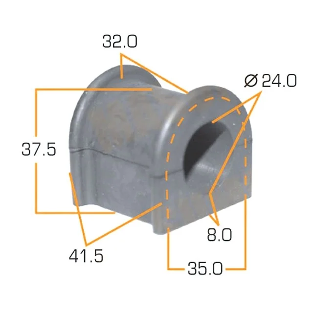 Втулка стабилизатора передней подвески LEXUS ES IV 300 MCV30 2004-2006, TOYOTA CAMRY XV50 2011-2014, CAMRY XV55 2014-2017