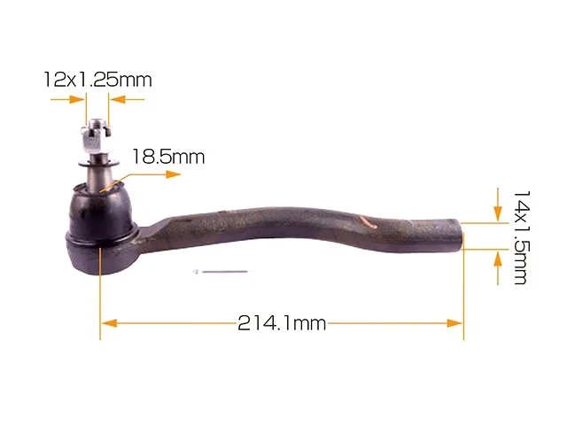 Наконечник рулевой тяги правый NISSAN TEANA J32 2008-2012, TEANA J32 2011-2014, MAXIMA VII A35 2008-2014, MURANO Z51 2008-2010, MURANO Z51 2010-2016