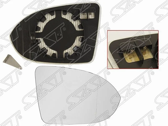Стекло бокового зеркала правого VOLKSWAGEN PASSAT B8 2014-2019