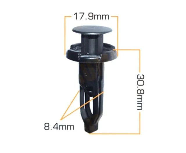 Клипса TOYOTA COROLLA E140 / E150 2006-2010, LAND CRUISER PRADO 150 2009-2013, RAV4 XA40 2013-2015, RAV4 XA40 2016-2019, AURIS E150 2006-2010