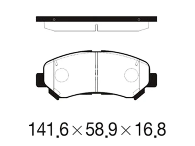 Колодки тормозные передние NISSAN TEANA J32 2008-2012, TEANA J32 2011-2014, X-TRAIL T31 2007-2011, X-TRAIL T31 2010-2015, TEANA J31 2003-2005