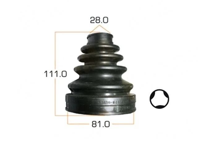 Пыльник ШРУСа внутренний TOYOTA LAND CRUISER PRADO 120 2002-2009