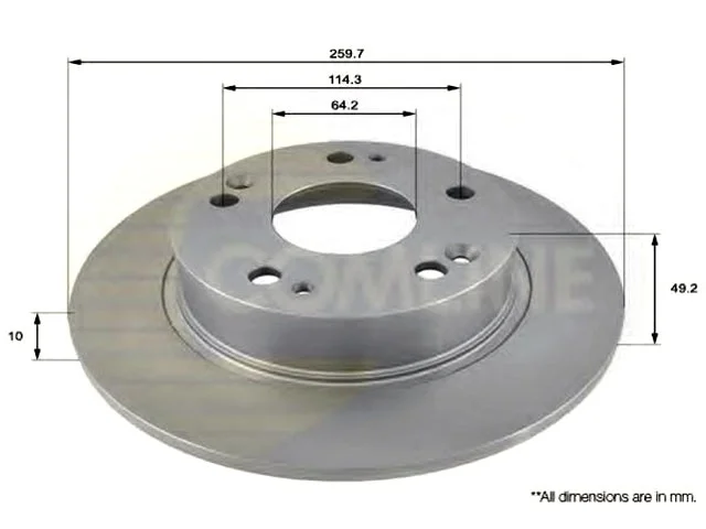Диск тормозной передний HONDA ACCORD IX CR / CT 2012-2017, ACCORD VIII CU 2008-2011, ACCORD VIII CU 2011-2013