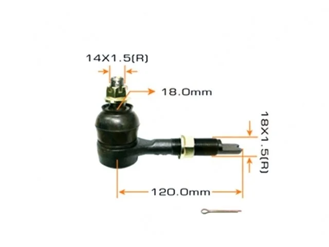 Наконечник рулевой тяги TOYOTA AVENSIS T250 2006-2008, AVENSIS T250 2003-2006
