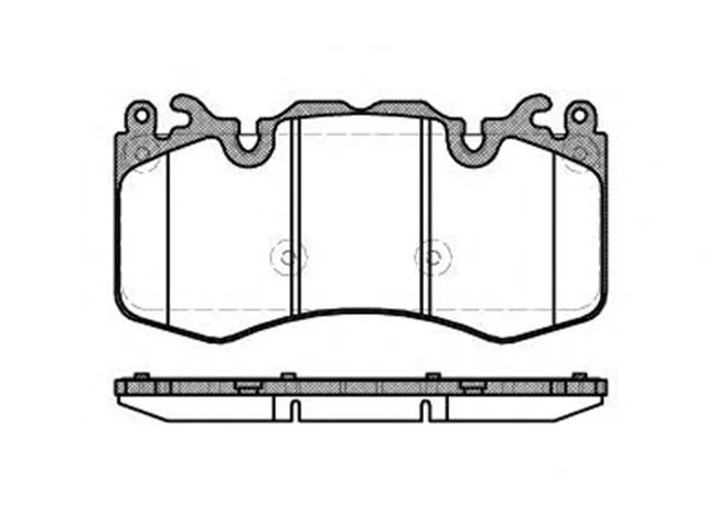 Колодки тормозные передние LAND ROVER RANGE ROVER SPORT II L494 2013-2017, DISCOVERY IV L319 2009-2013, RANGE ROVER III L322 2009-2012