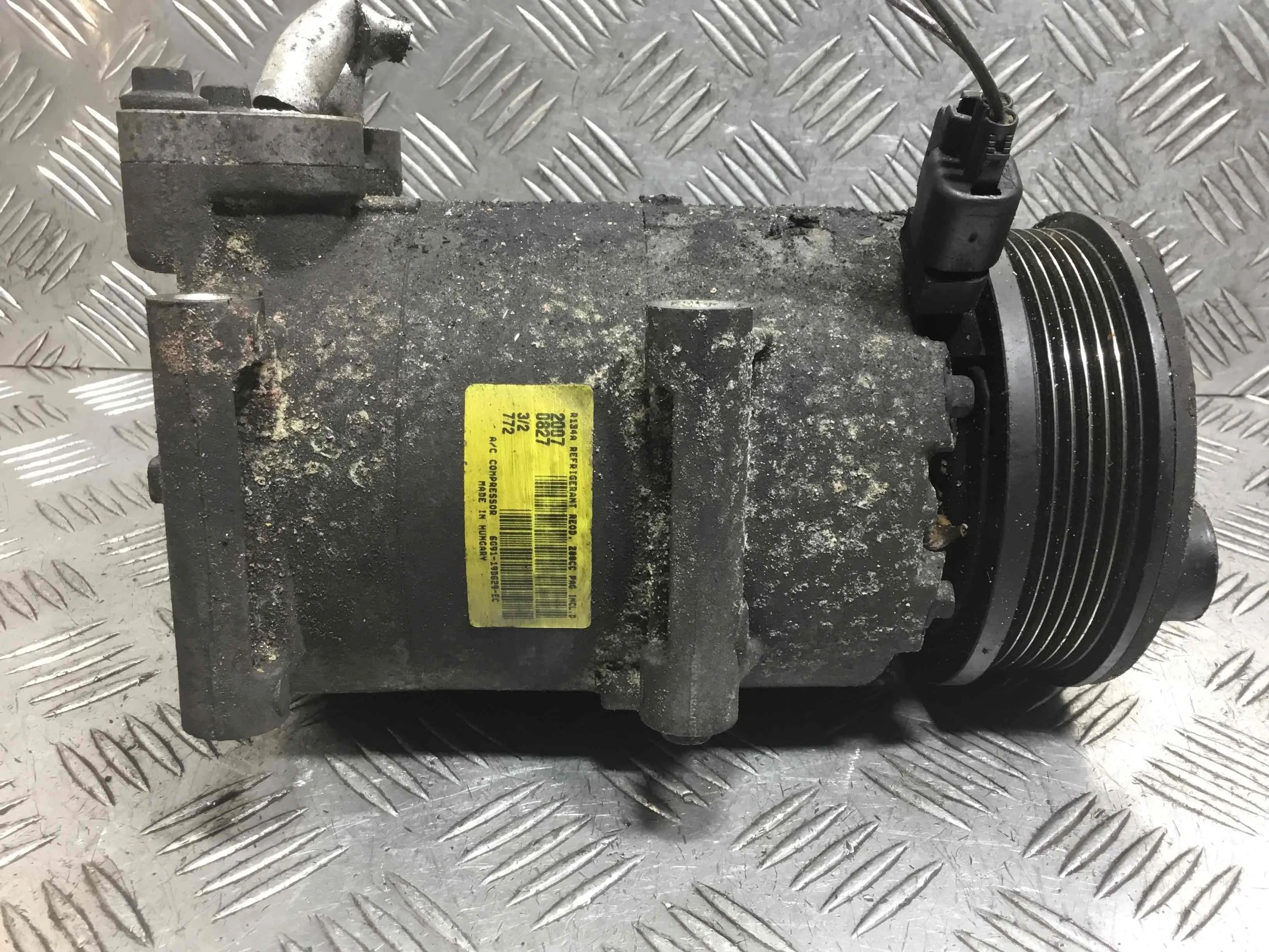 Компрессор кондиционера Ford C-MAX 1 поколение [рестайлинг] (2007-2010) бензин 1.6 i Механика Х/б