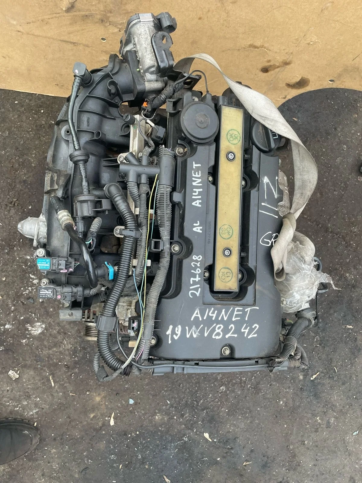 Двигатель OPEL ASTRA J, ZAFIRA C, INSIGNIA  A14NET 2010- б/у ASTRA J(2009-2017);ZAFIRA C(2013-2019)