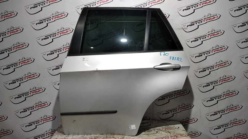 ДВЕРЬ BMW X5 E70 41527261481 ЗАДНЯЯ ЛЕВАЯ серебро FA282