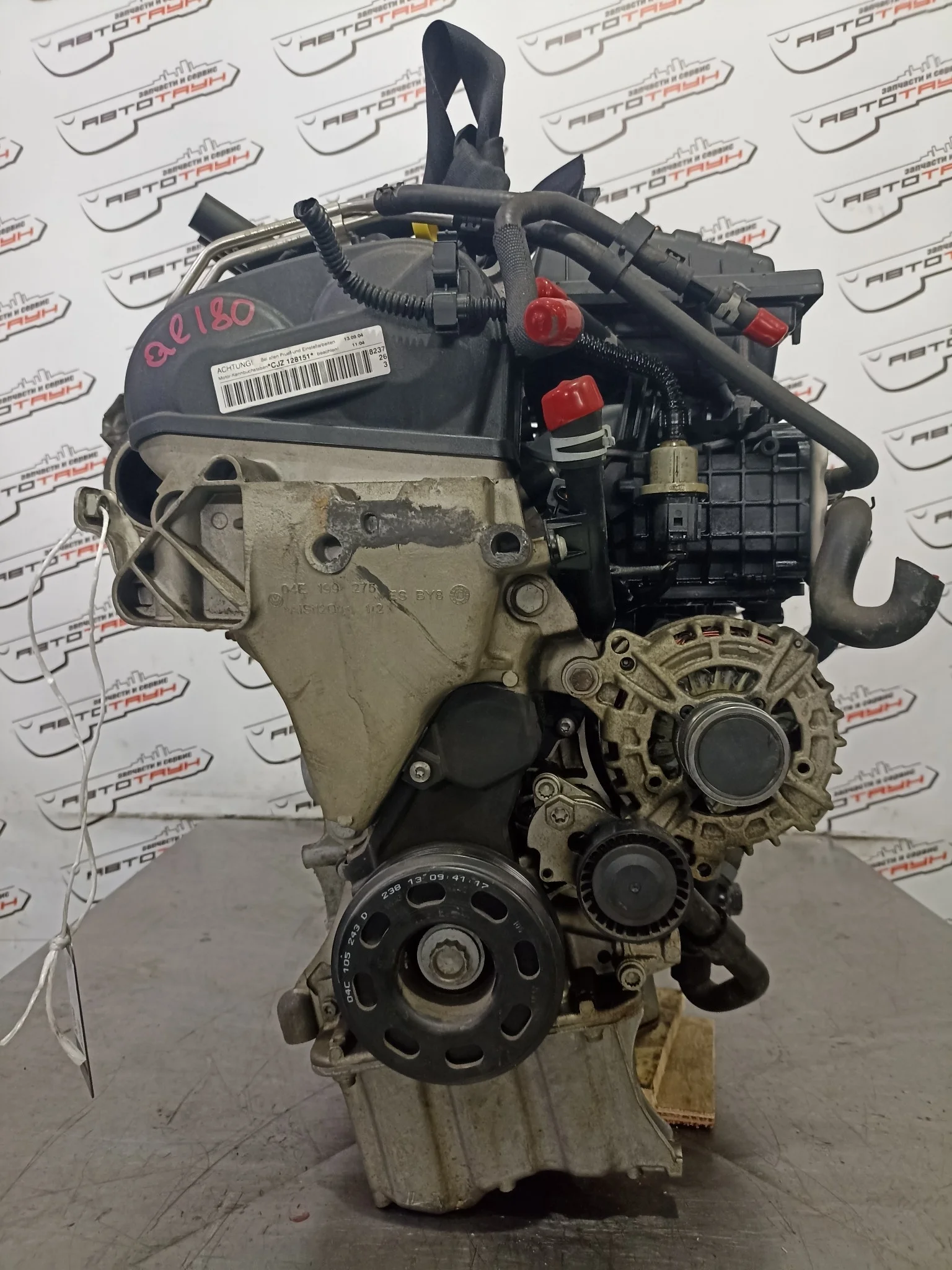 Двигатель AUDI VOLKSWAGEN SEAT SKODA CJZA CJZB A3 GOLF LEON OCTAVIA 5E3 5E5... 8VE 8VF 8VM 8VS AU1 BA5 BQ1 BX5 NL3 ДВИГАТЕЛЬ ИЗ ЯПОНИИ 2WD 4WD 04E100031C QE180-128151