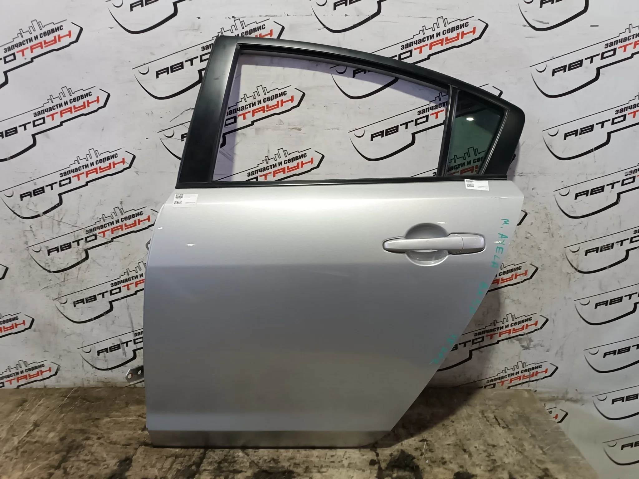 ДВЕРЬ MAZDA AXELA MAZDA3 BK BK3P BK5P BKEP BNYV7302X ЗАДНЯЯ ЛЕВАЯ SEDAN серебро, 22V XE242