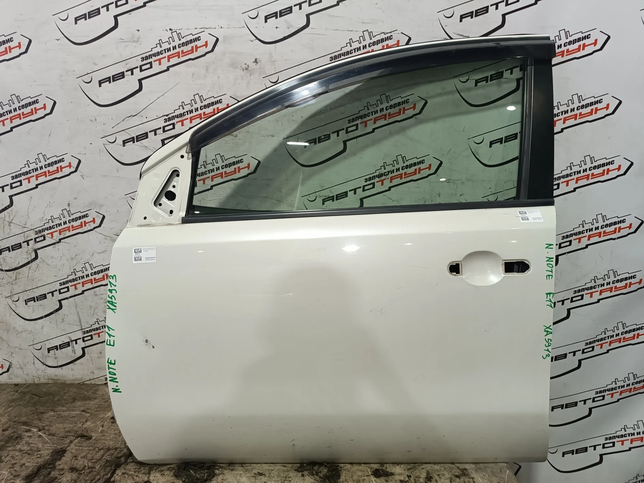 ДВЕРЬ NISSAN NOTE E11 NE11 ZE11 H010A1U6MA ПЕРЕДНЯЯ ЛЕВАЯ белый, QX1 XA5913