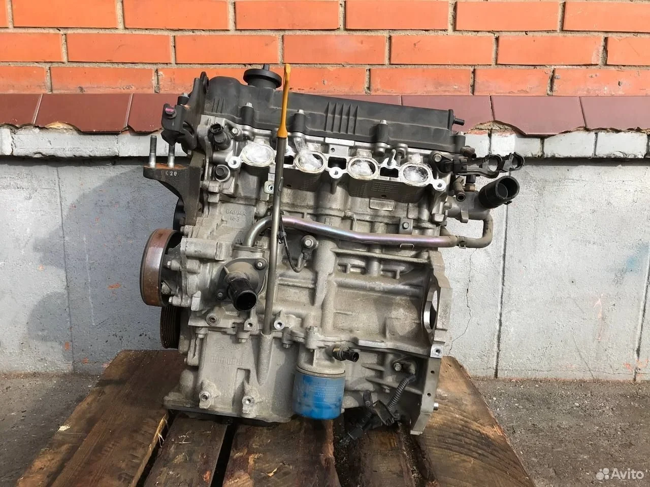Двигатель hyundai solaris kia rio 1.6 g4fc 51 т км