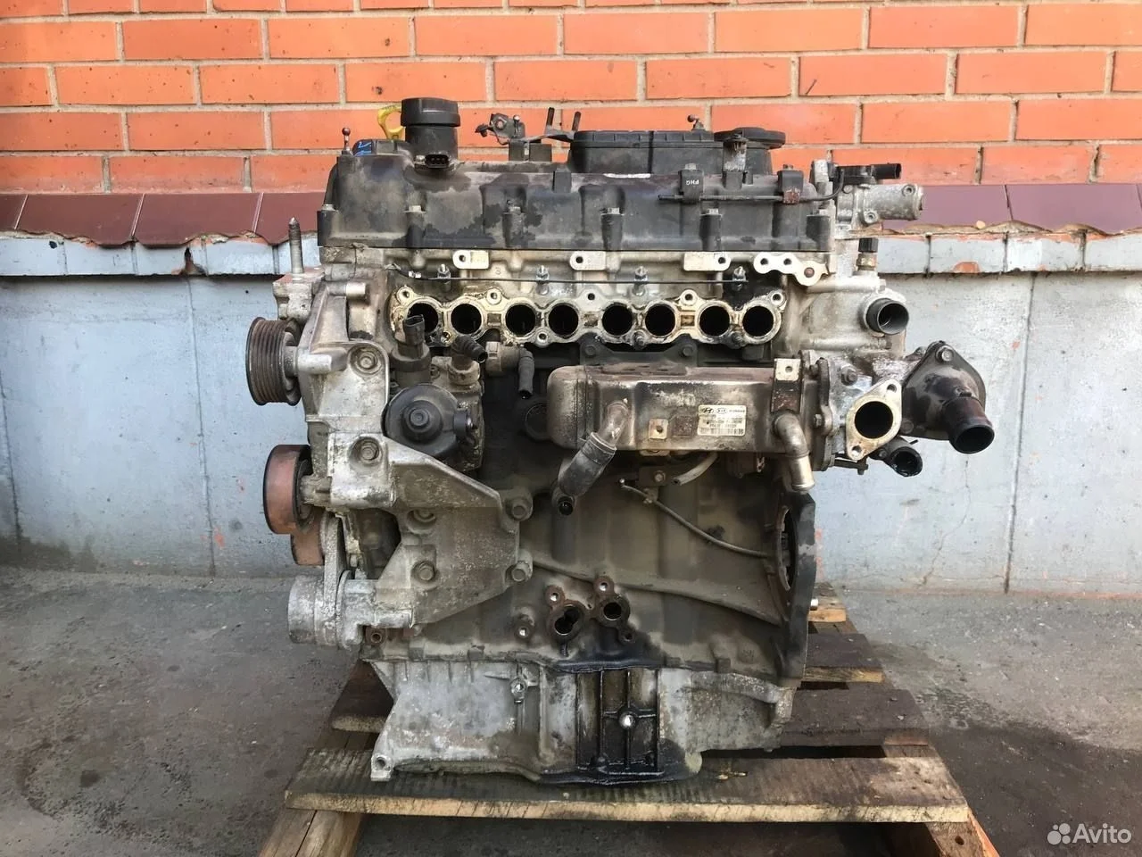 Двигатель hyundai kia d4ha santa fe sorento tucson