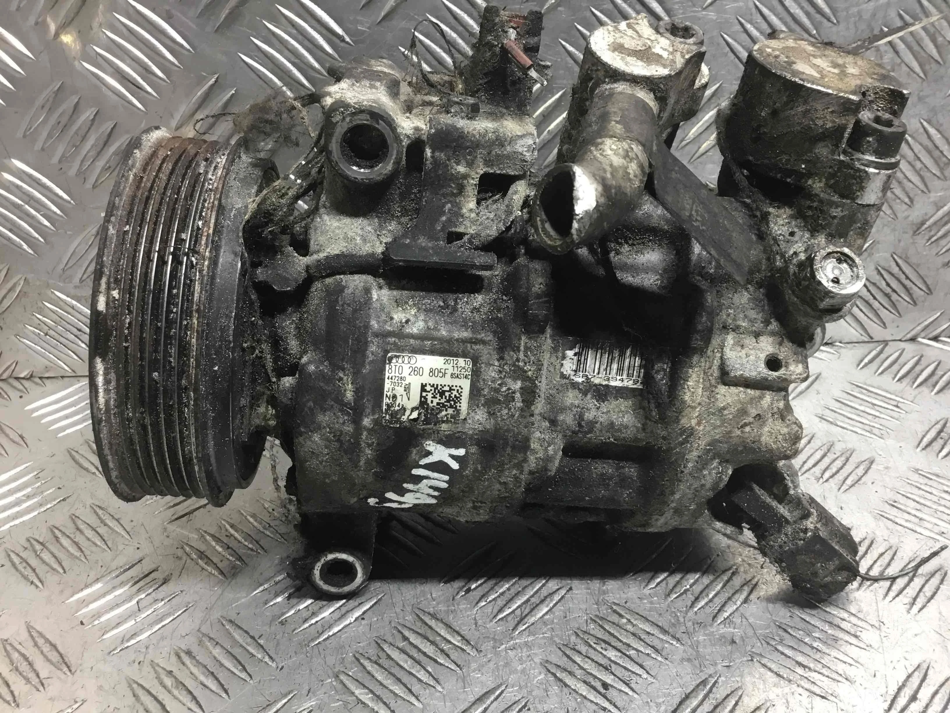 Компрессор кондиционера Audi A4 B8/8K (2007-2011) дизель 2.0 TDI Механика