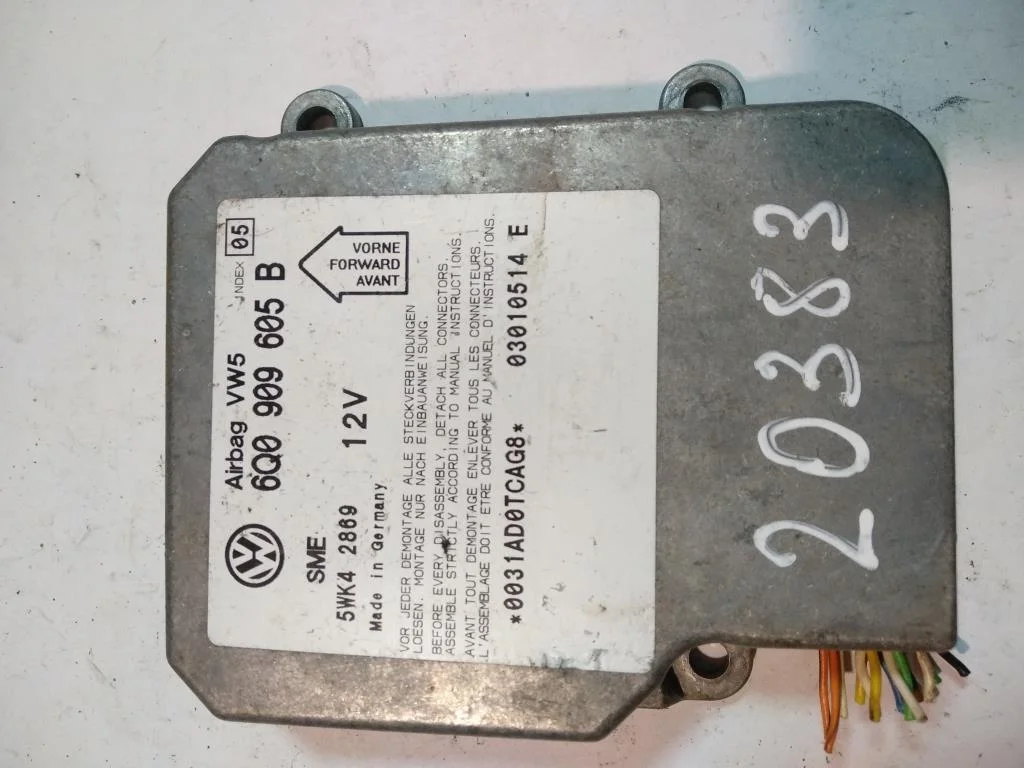 Блок AirBag 6Q0909605B  1.9 TDI Volkswagen