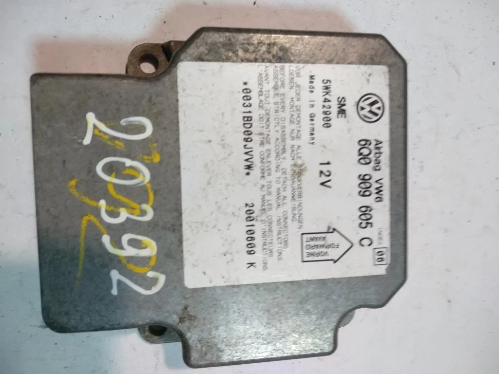 Блок AirBag 6Q0909605C  1.9 TDI Volkswagen