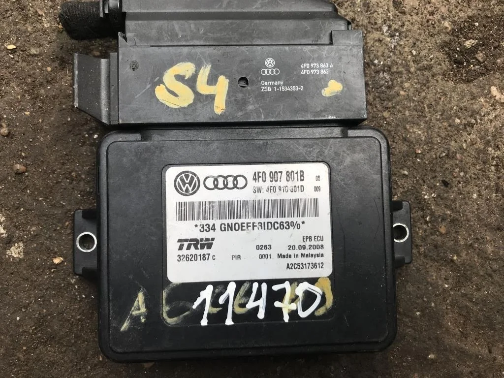 Блок управления стояночного тормоза 4F0907801B  3