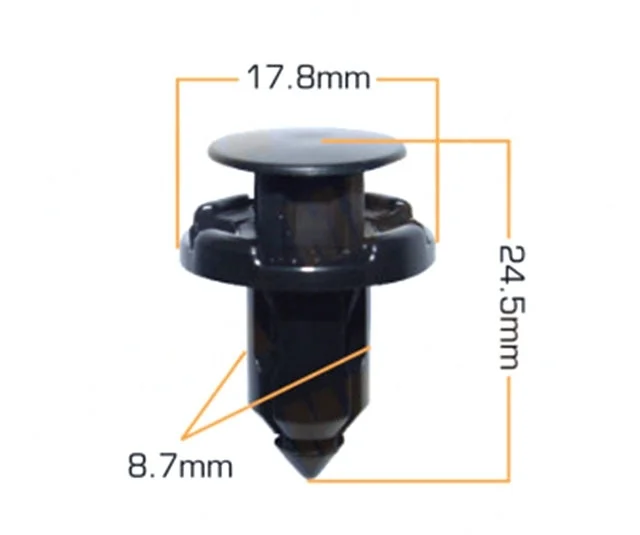 Клипса MITSUBISHI OUTLANDER XL CW 2007-2010, OUTLANDER CU 2003-2007, PAJERO III / MONTERO III V6 / V7 2000-2002, LANCER X CY 2007-2010