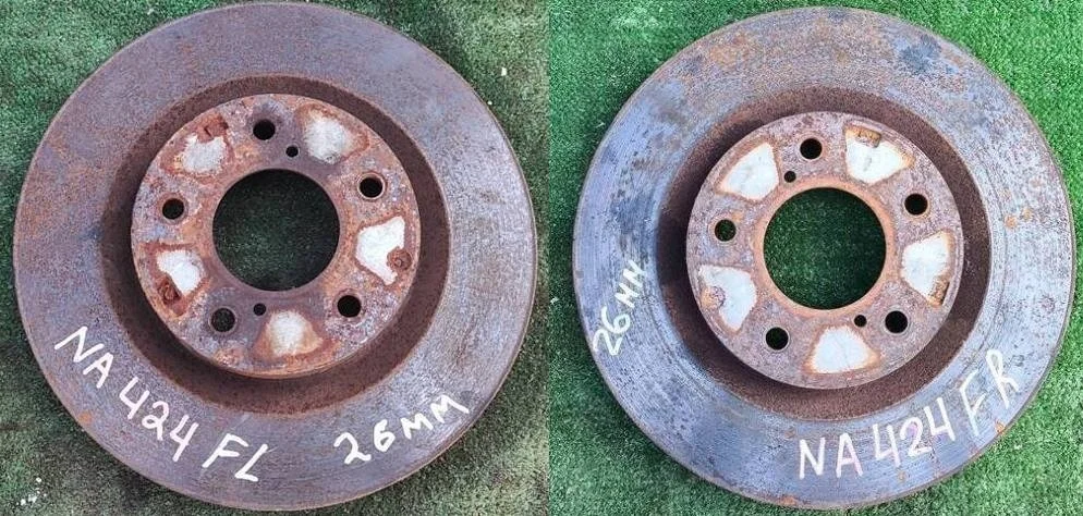 Б.у. диск тормозной (пара) MITSUBISHI GRANDIS NA4W MITSUBISHI GRANDIS NA4W