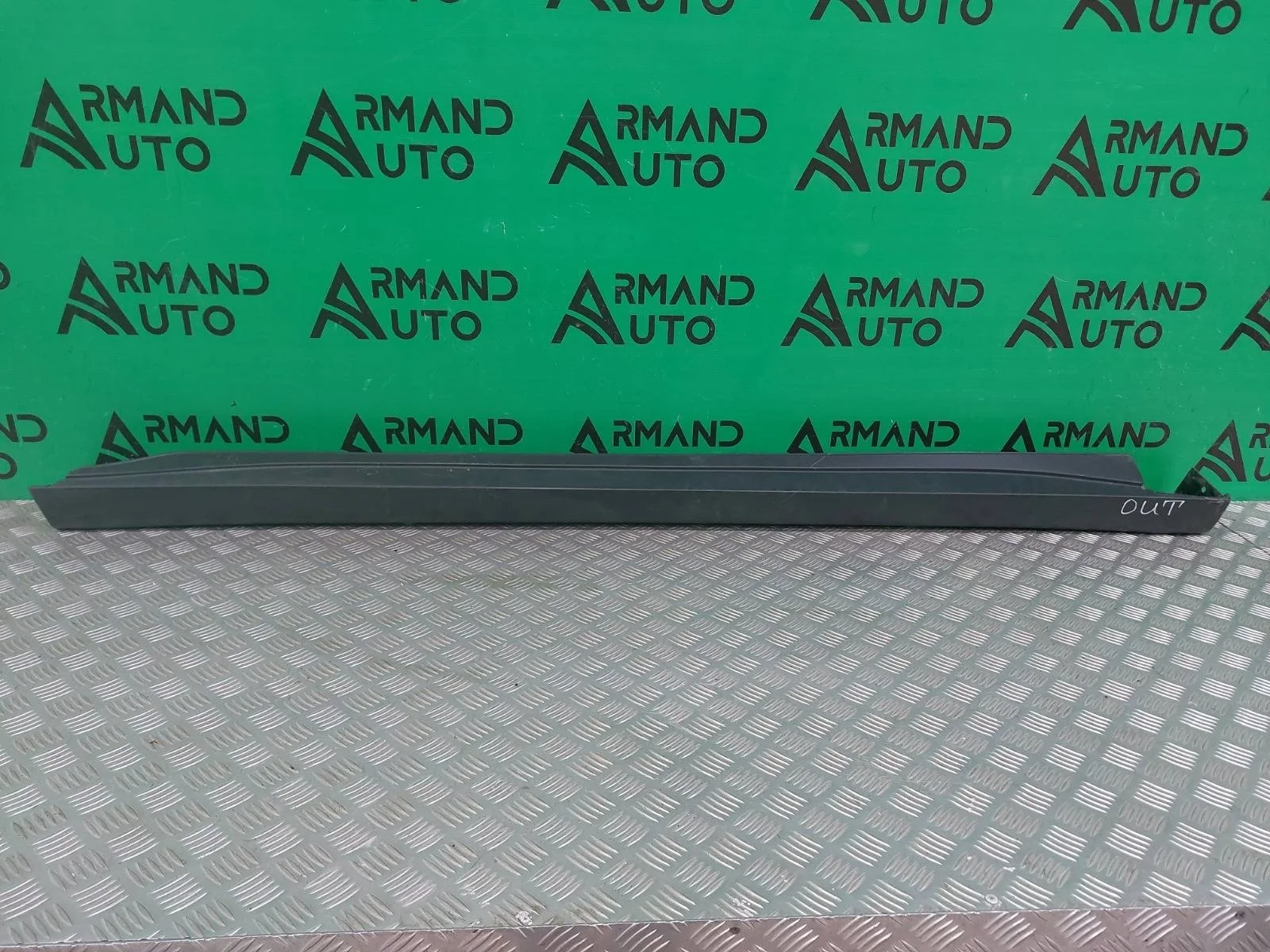 Накладка порога Mitsubishi Outlander 2012-нв 3