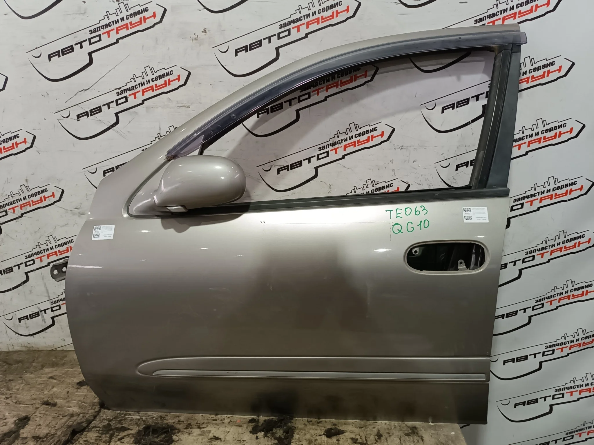 ДВЕРЬ NISSAN ALMERA ALMERA CLASSIC BLUEBIRD SYLPHY B10 FG10 N16 QG10 QNG10 TG10 801015M432 ПЕРЕДНЯЯ ЛЕВАЯ серый, KX4 TE063