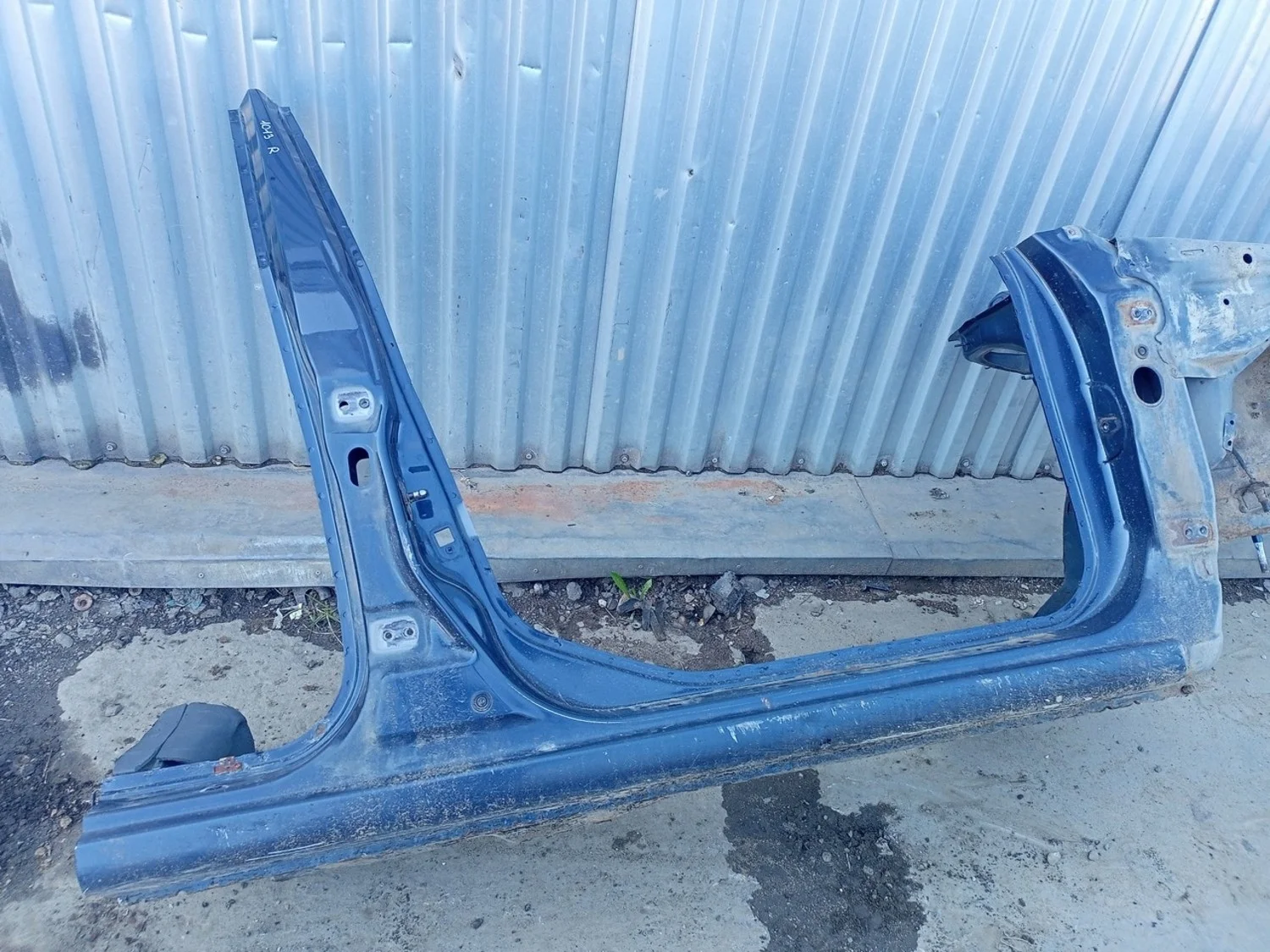 Порог со стойкой правый Almera Classic (B10) 2006-2013