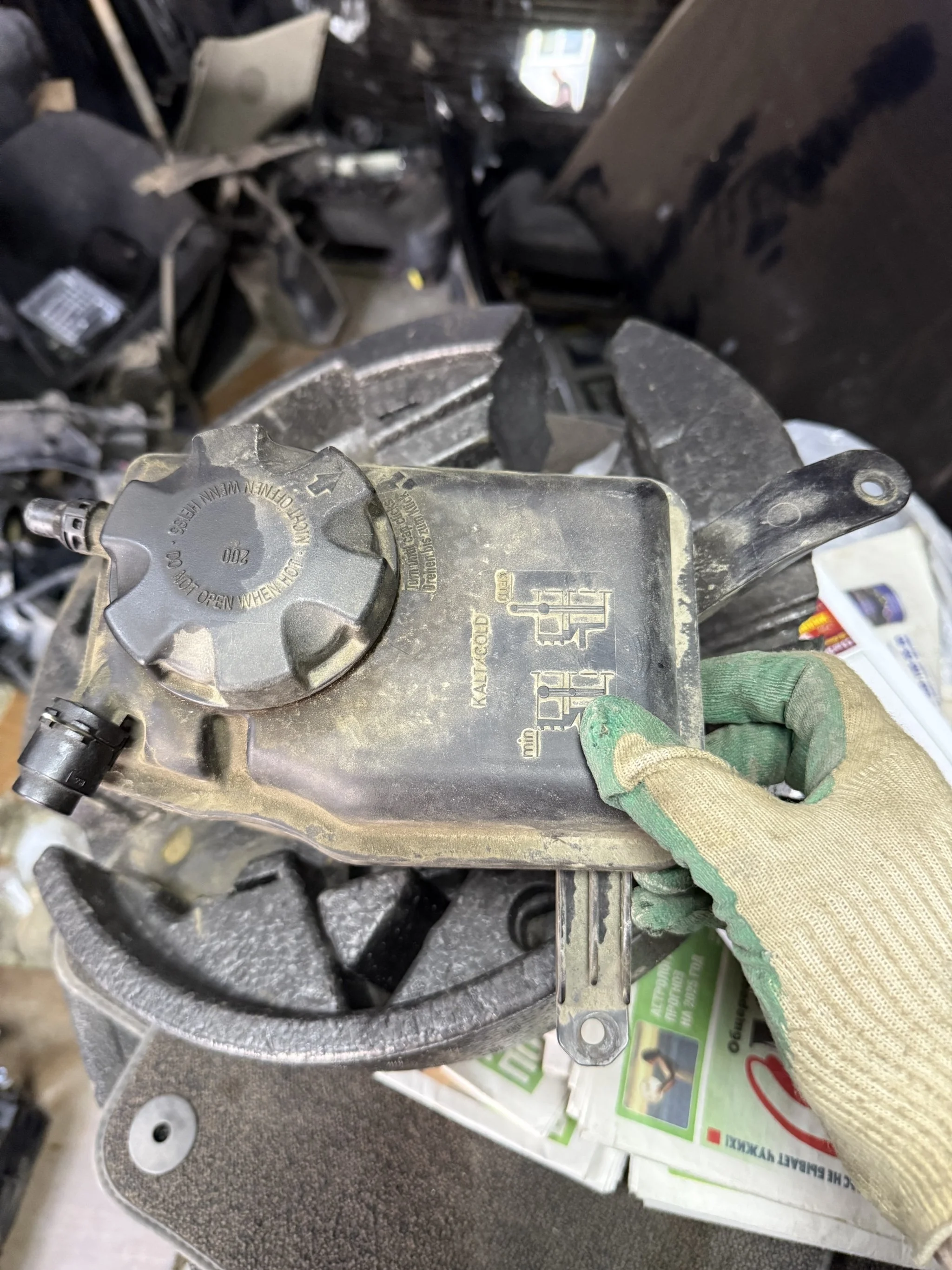 Расширительный бачок радиатора BMW 5er Е60 2003-2010 2.5 (177Hp) (N52B25UL) RWD AT