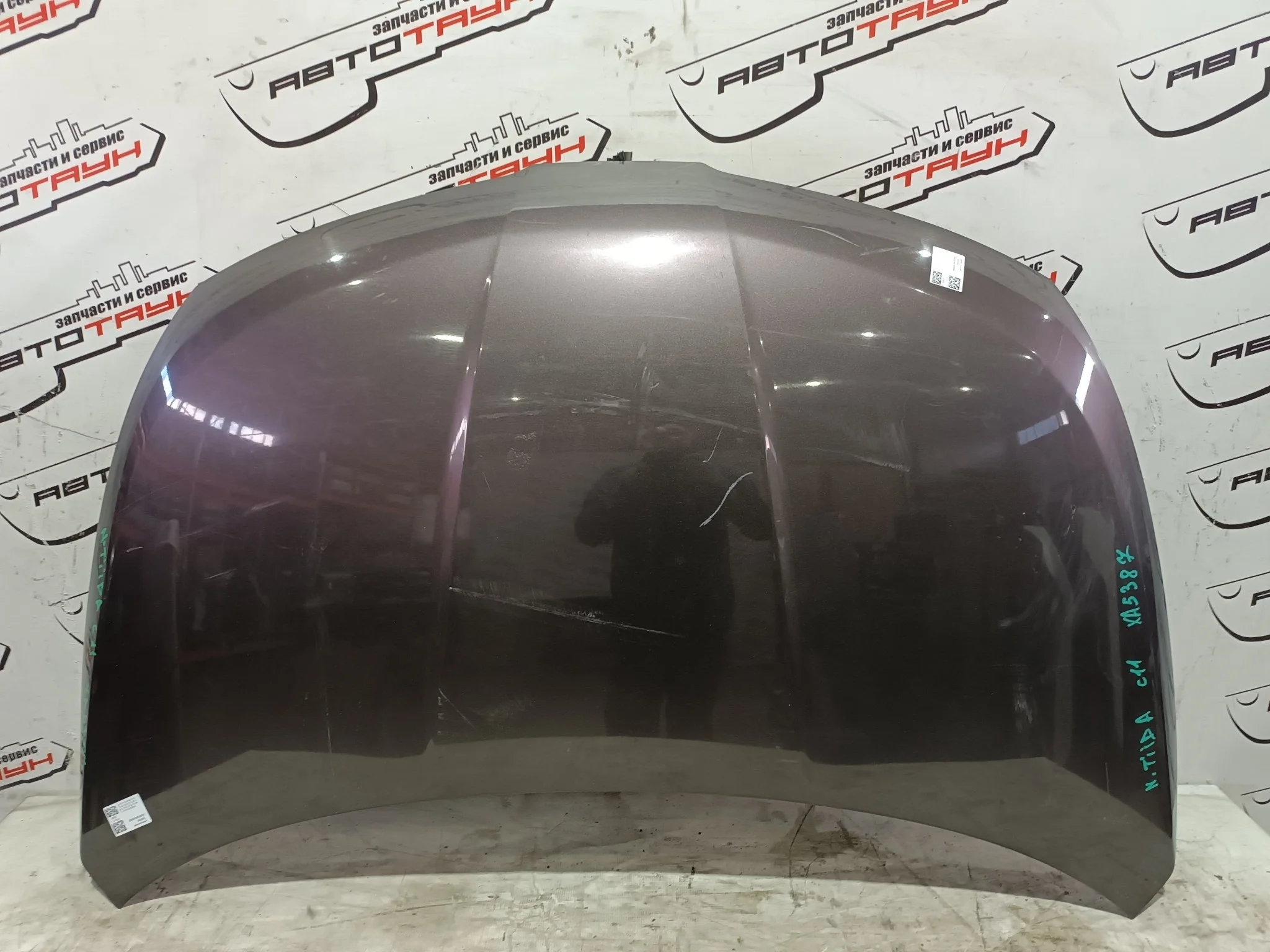 КАПОТ NISSAN TIIDA TIIDA LATIO C11 JC11 NC11 SC11 SJC11 SNC11 F5100ED0MM фиолетовый, L60 XA5387