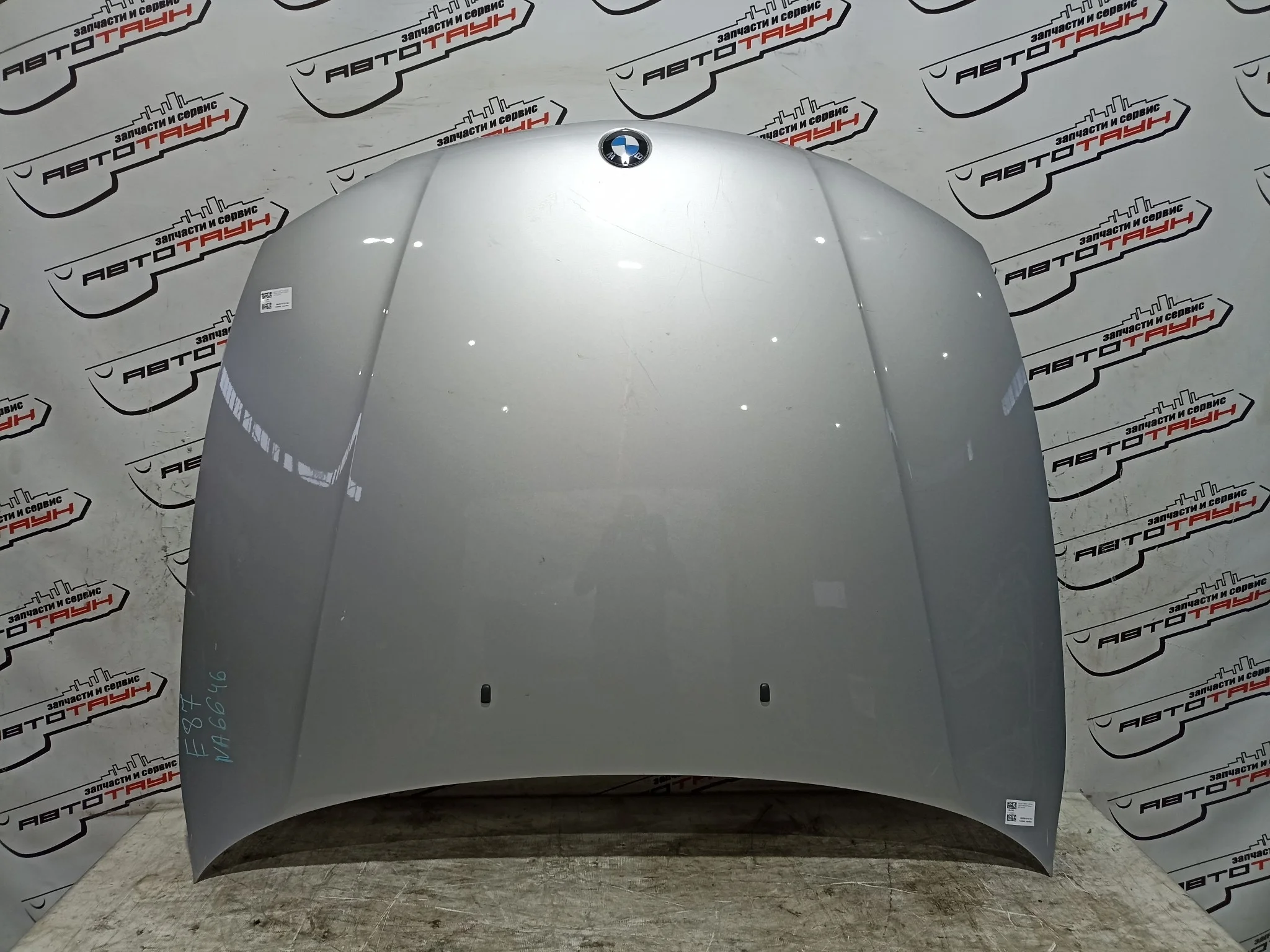 КАПОТ BMW 1-SERIES E81 E82 E87 E88 41627162102 серебро NA6646