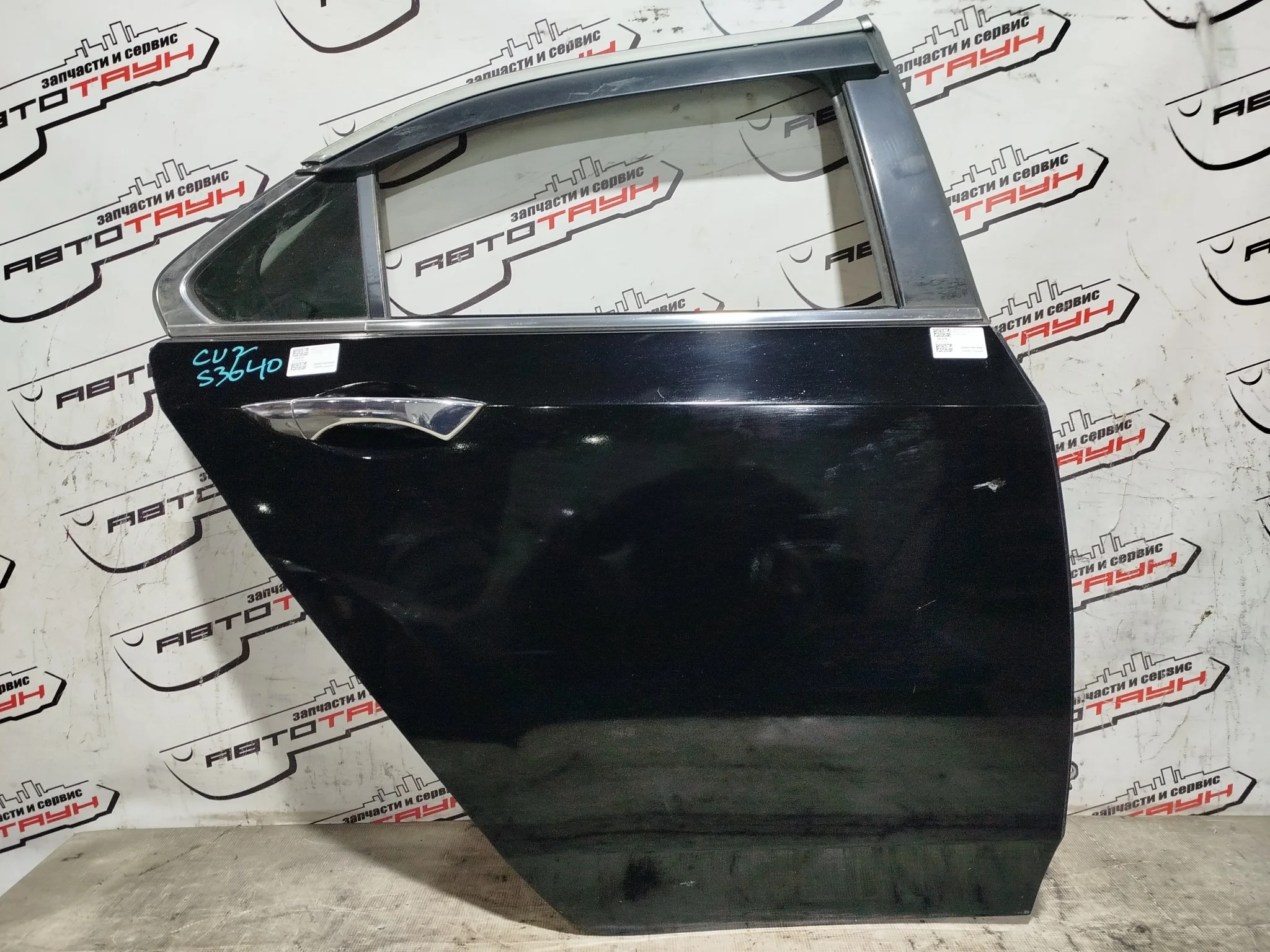 ДВЕРЬ HONDA ACCORD CU1 CU2 67510TL0000ZZ ЗАДНЯЯ ПРАВАЯ черный, NH731P S3640