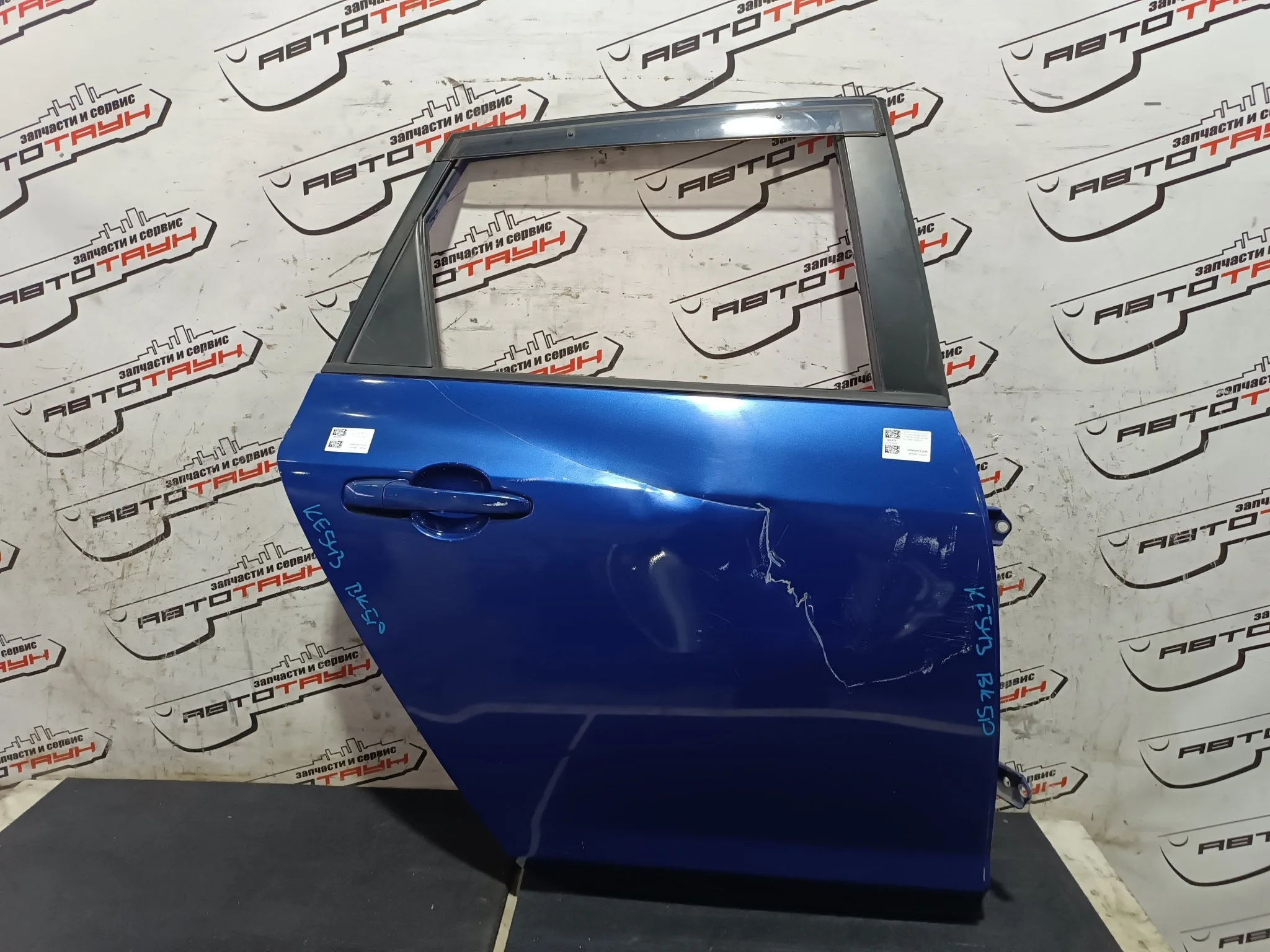 ДВЕРЬ MAZDA AXELA MAZDA3 BK BK3P BK5P BKEP BPYK7302XA ЗАДНЯЯ ПРАВАЯ HATCHBACK синий, 34J KE543