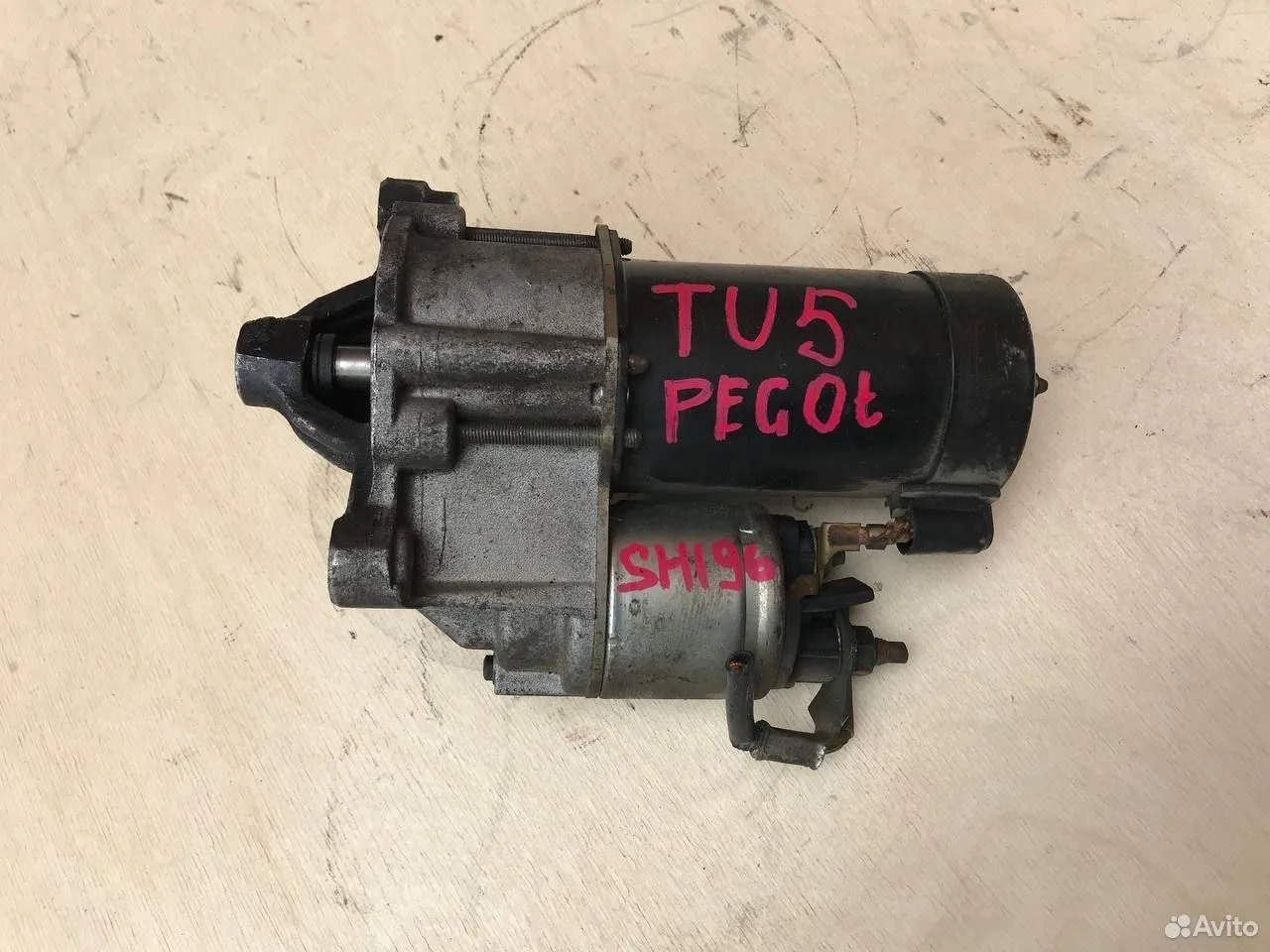Стартер peugeot partner 206 307 citroen tu5jp4 1.6