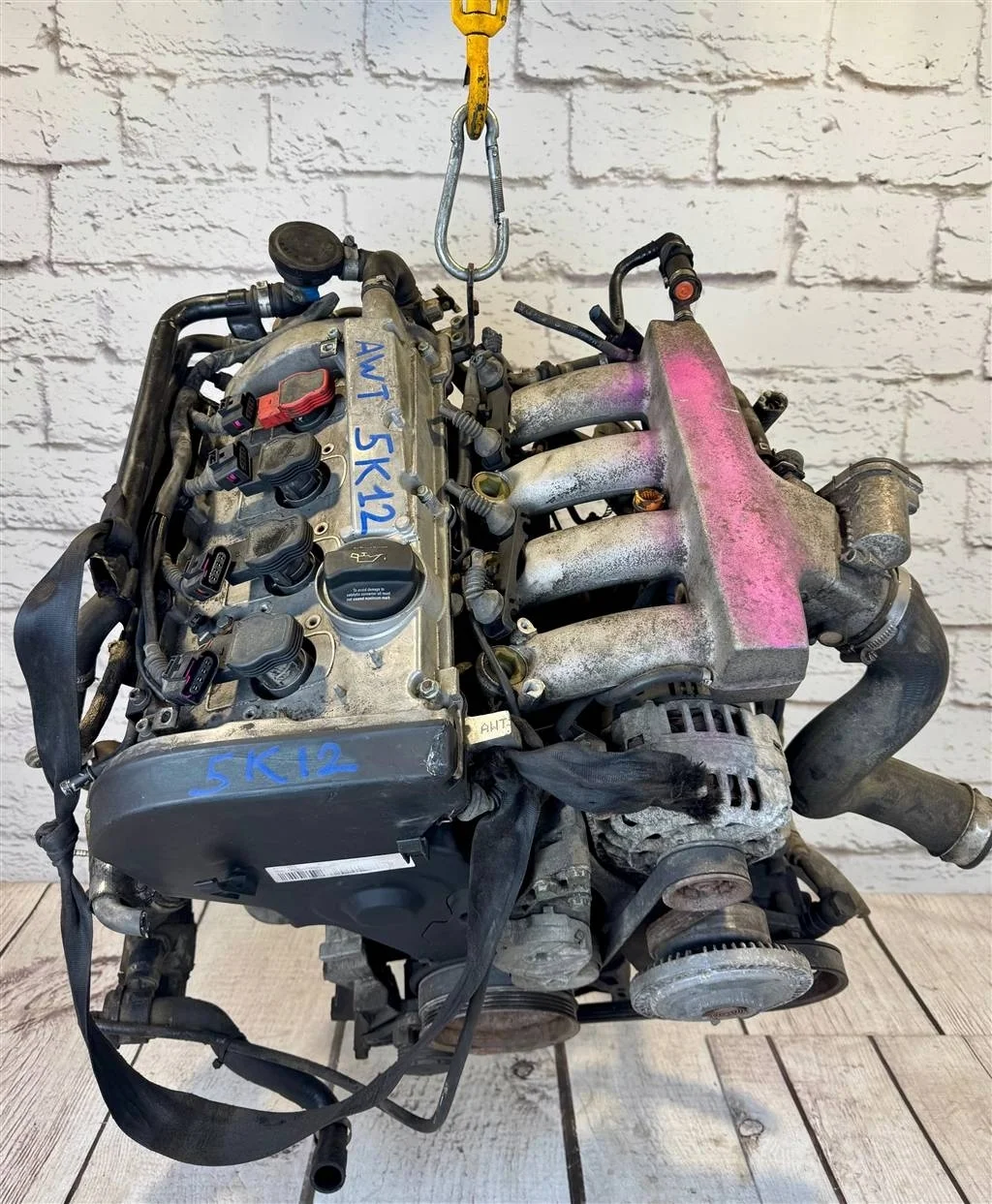 Двигатель AWT 1.8 T (в сборе с навесным)  VW Pass