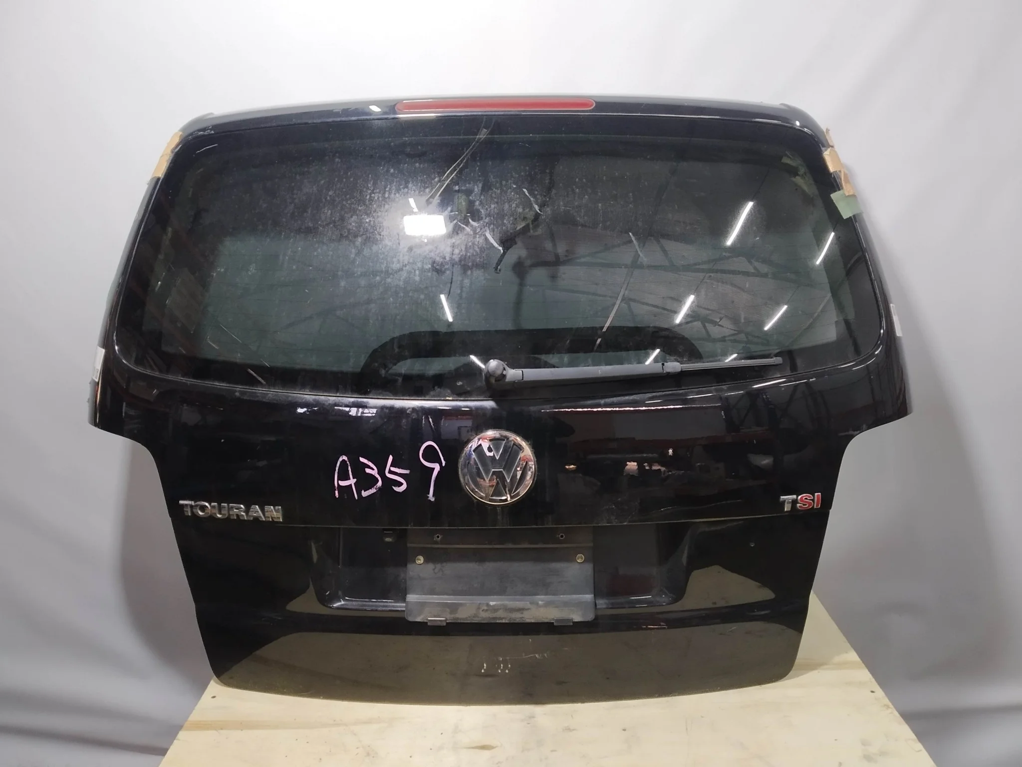 ДВЕРЬ ЗАДНЯЯ VOLKSWAGEN TOURAN 1T1 1T2 1T0827025L черный, LC9X NA6114