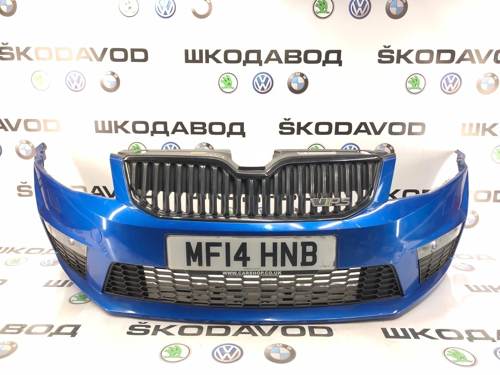 Бампер Skoda Octavia Rs 2014 5E0807221F A7 (5E), передний