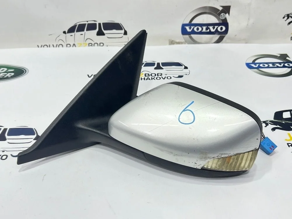 Зеркало левое Volvo S40 2004-2007 10 pin Серебро S40 II (2004—2007)
