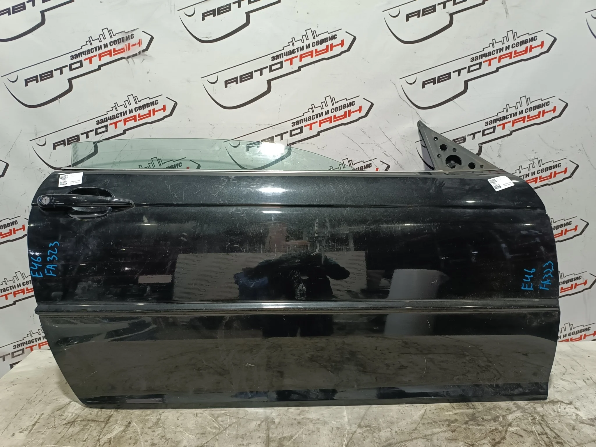 ДВЕРЬ BMW 3-SERIES E46 41517038092 ПЕРЕДНЯЯ ПРАВАЯ COUPE черный FA323