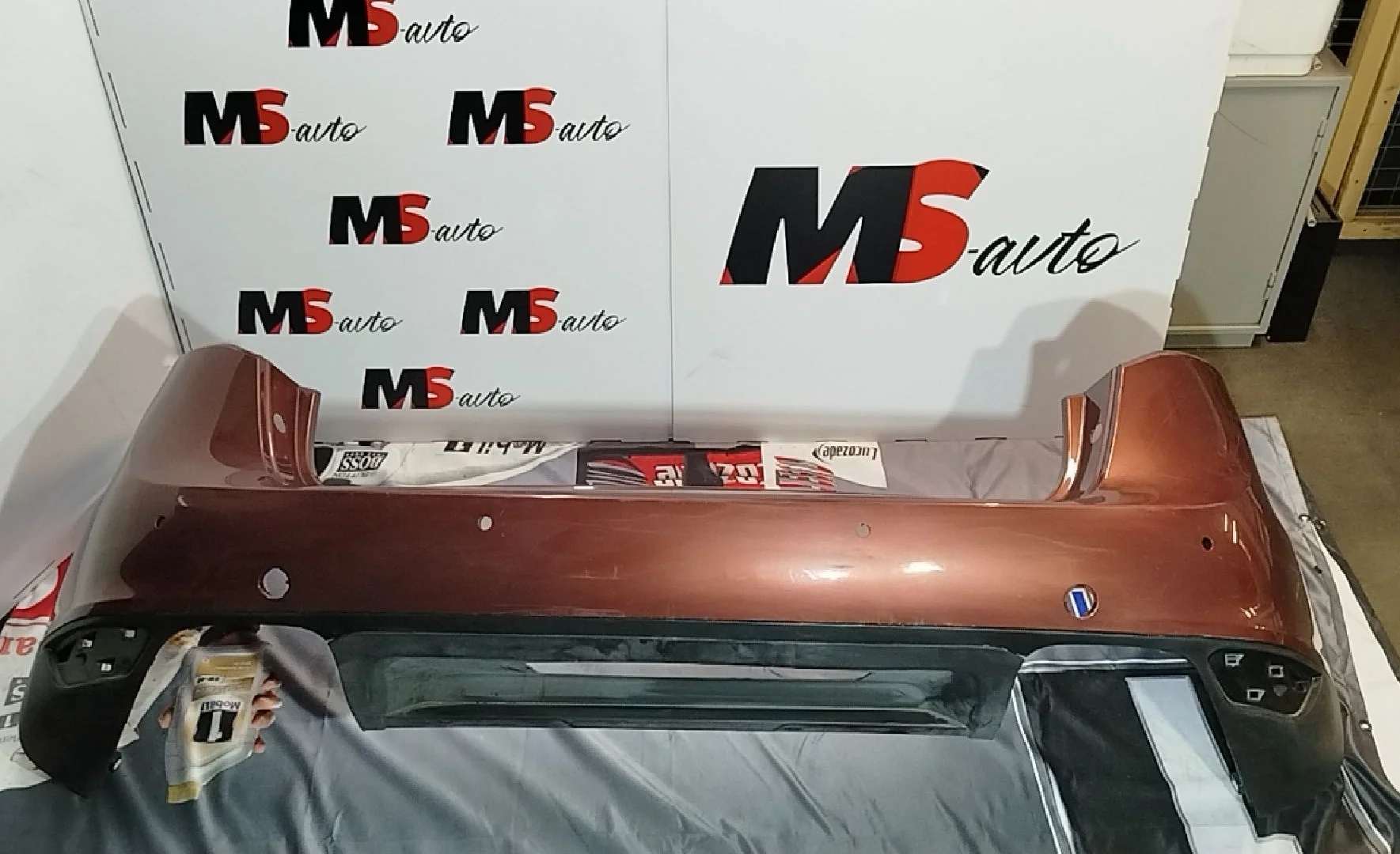 Бампер задний Porsche Cayenne S 958 95850541100G2X