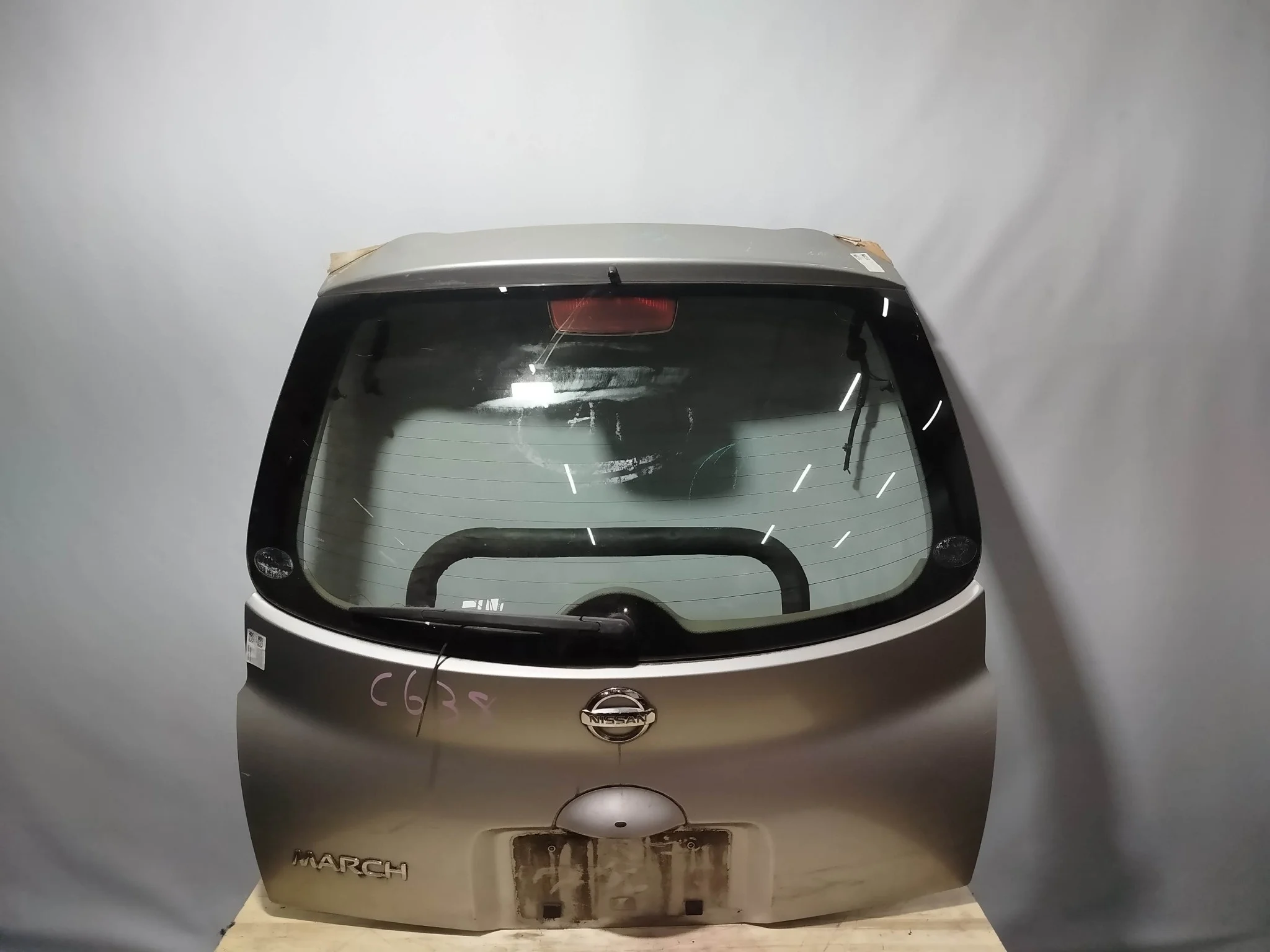 ДВЕРЬ ЗАДНЯЯ NISSAN MARCH MICRA AK12 BK12 BNK12 K12 YK12 K0100AX0BM серебро, KY0 NA6652