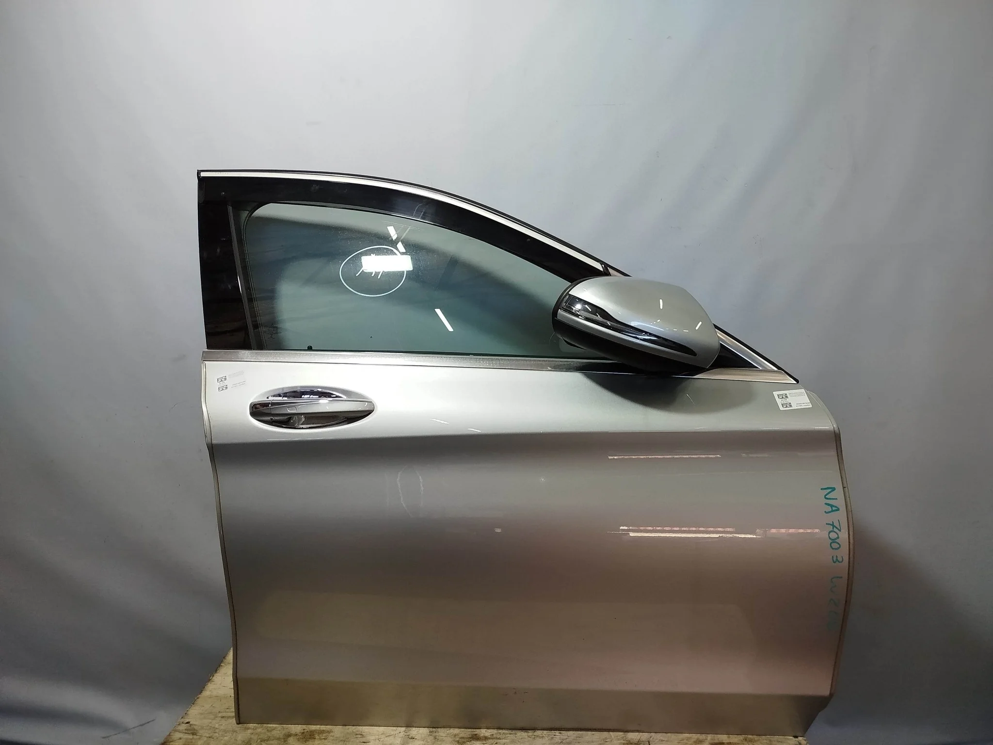 ДВЕРЬ MERCEDES-BENZ C-CLASS S205 W205 A2057200205 ПЕРЕДНЯЯ ПРАВАЯ серебро, 775U NA7003