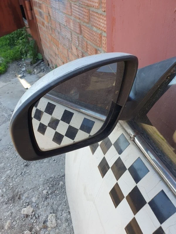 Зеркало заднего вида боковое Nissan Almera 2014 963024AA0A G15, переднее левое
