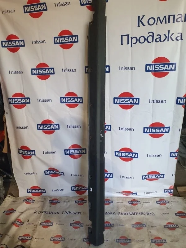 Накладка порога Nissan Almera 2014 768514AA0A G15 K4M, левая