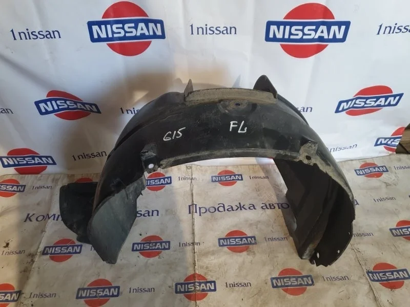 Подкрылок Nissan Almera 2014 638434AA0A G15, передний левый